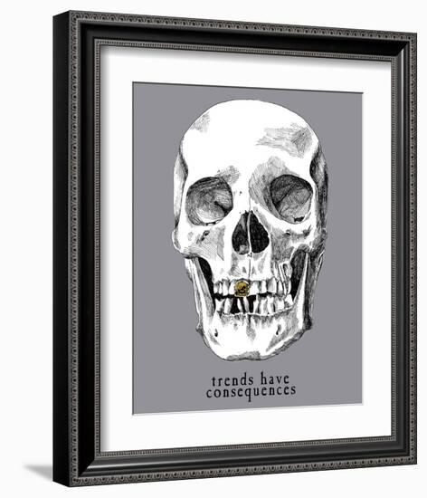 Trends Have Consequences-Urban Cricket-Framed Art Print