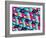 Trendy Geometric Elements-cienpies-Framed Art Print