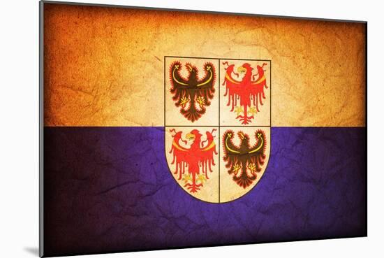 Trentino South Tyrol Flag-michal812-Mounted Art Print