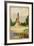 Trento Travel Poster-null-Framed Photographic Print