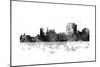 Trenton New Jersey Skyline BG 1-Marlene Watson-Mounted Giclee Print