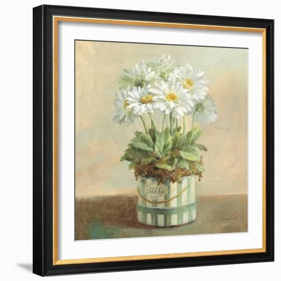 Tres Chic Daisies-Danhui Nai-Framed Art Print