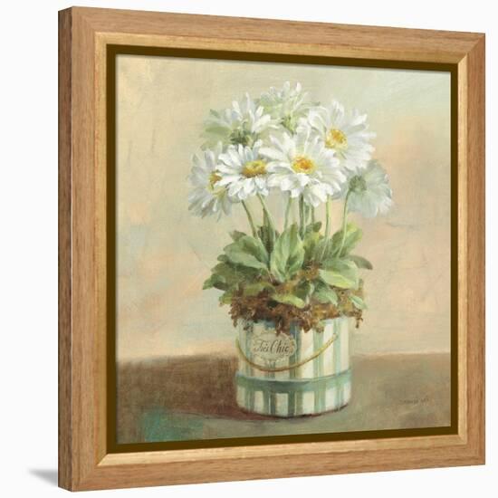 Tres Chic Daisies-Danhui Nai-Framed Stretched Canvas