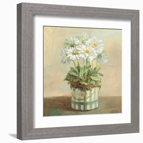 Tres Chic Daisies-Danhui Nai-Framed Art Print