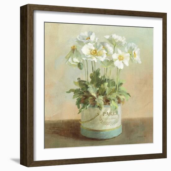 Tres Chic Poppies-Danhui Nai-Framed Art Print