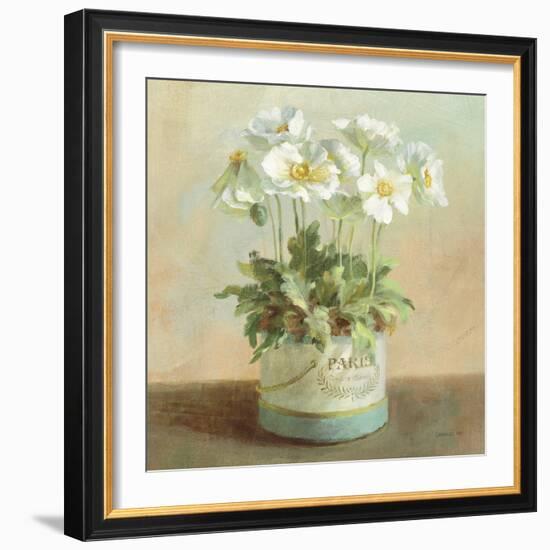 Tres Chic Poppies-Danhui Nai-Framed Art Print