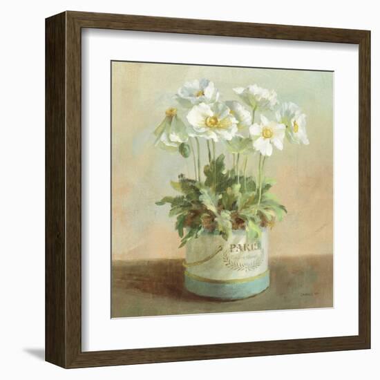 Tres Chic Poppies-Danhui Nai-Framed Art Print