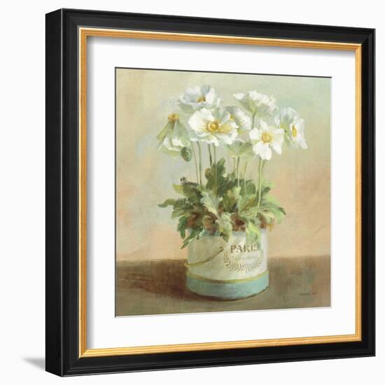 Tres Chic Poppies-Danhui Nai-Framed Art Print