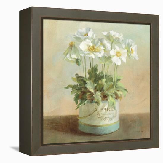 Tres Chic Poppies-Danhui Nai-Framed Stretched Canvas