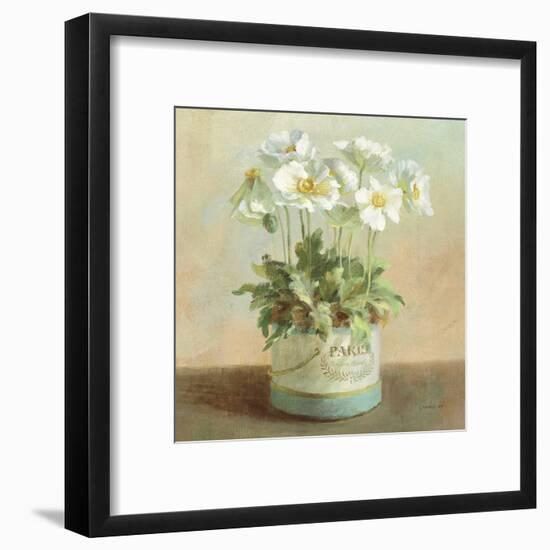 Tres Chic Poppies-Danhui Nai-Framed Art Print