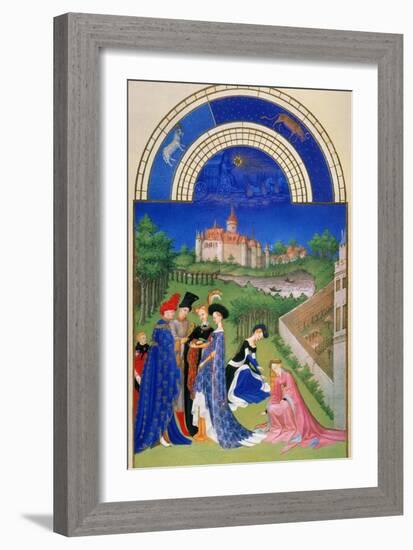 Tres Riches Heures: April-null-Framed Giclee Print
