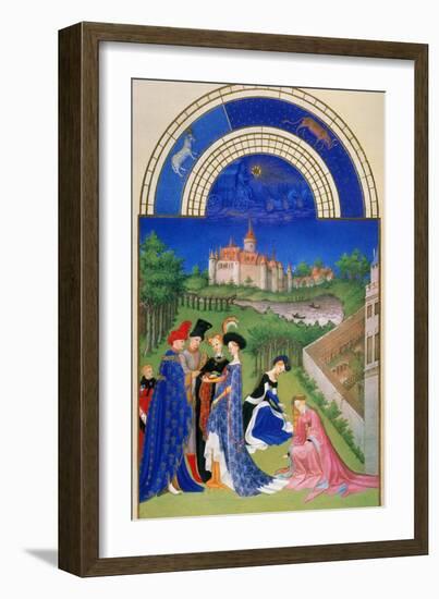 Tres Riches Heures: April-null-Framed Giclee Print