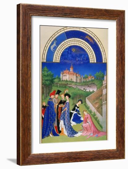 Tres Riches Heures: April-null-Framed Giclee Print