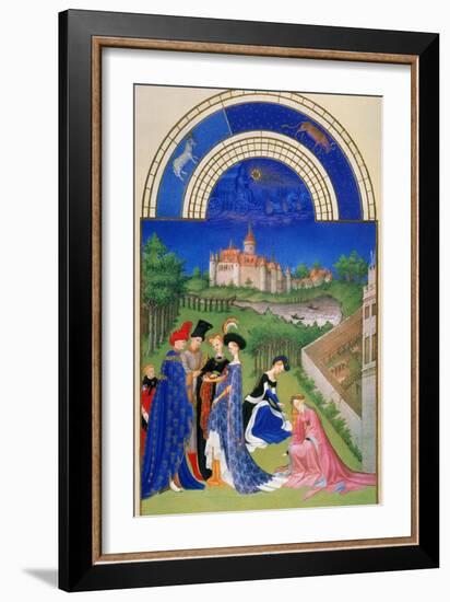 Tres Riches Heures: April-null-Framed Giclee Print