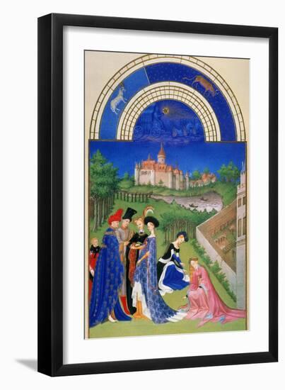 Tres Riches Heures: April-null-Framed Giclee Print