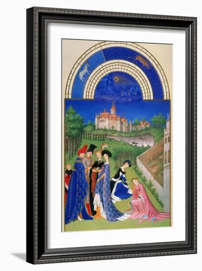 Tres Riches Heures: April-null-Framed Giclee Print