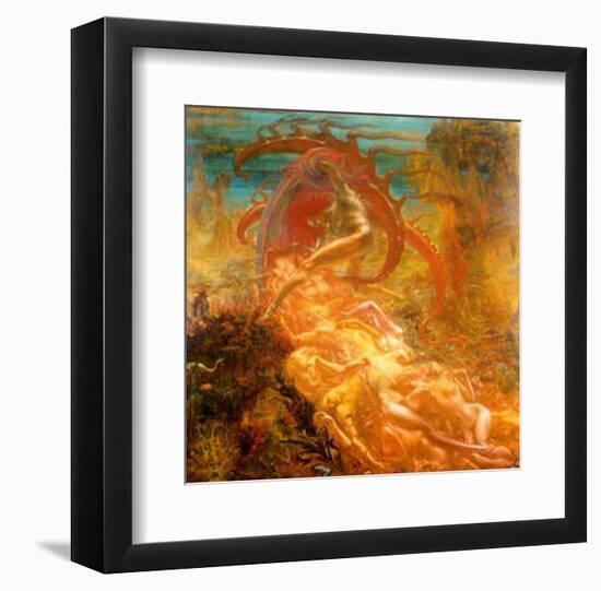 Tresors de Satan, 1895-Jean Delville-Framed Art Print