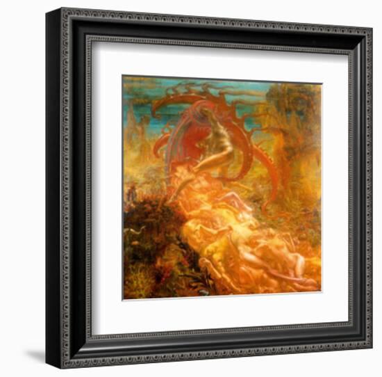 Tresors de Satan, 1895-Jean Delville-Framed Art Print