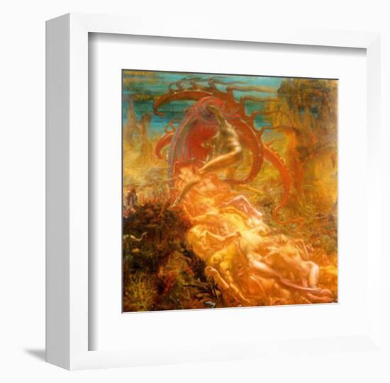 Tresors de Satan, 1895-Jean Delville-Framed Art Print