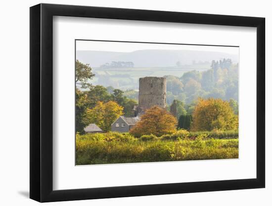 Tretower Castle, Powys, Wales, United Kingdom, Europe-Billy Stock-Framed Photographic Print