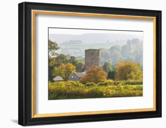 Tretower Castle, Powys, Wales, United Kingdom, Europe-Billy Stock-Framed Photographic Print