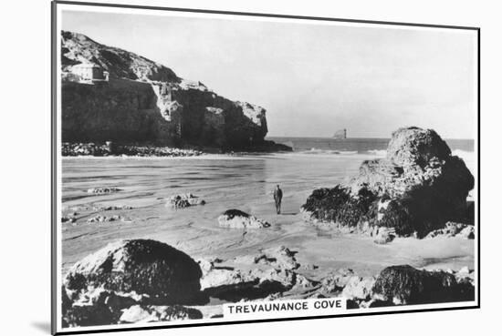 Trevaunance Cove, Cornwall Coast, 1937-null-Mounted Giclee Print