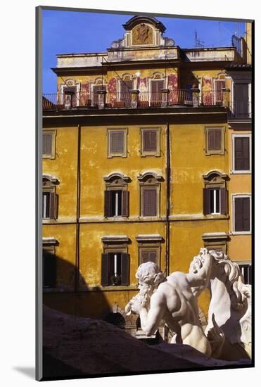 Trevi Fountain Detail, Rome, Italy-John Miller-Mounted Photographic Print