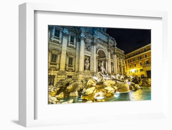 Trevi Fountain - Famous Landmark in Rome-bloodua-Framed Photographic Print