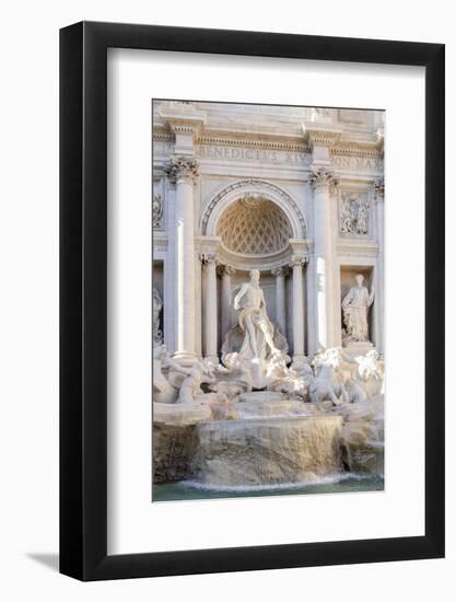 Trevi Fountain in Afternoon Light I-Laura DeNardo-Framed Photographic Print
