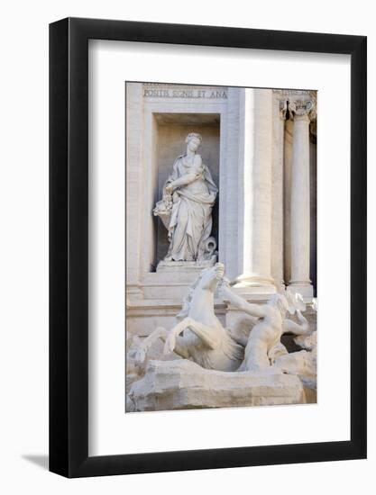 Trevi Fountain in Afternoon Light II-Laura DeNardo-Framed Photographic Print