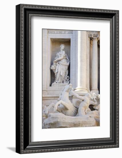 Trevi Fountain in Afternoon Light II-Laura DeNardo-Framed Photographic Print