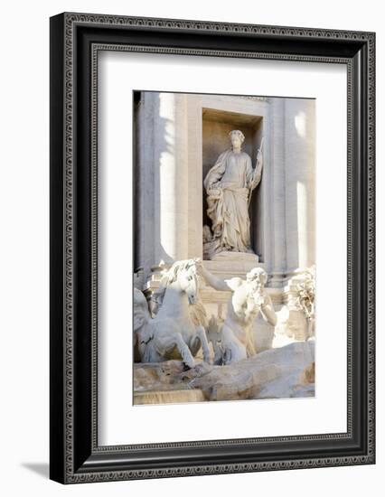 Trevi Fountain in Afternoon Light III-Laura DeNardo-Framed Photographic Print