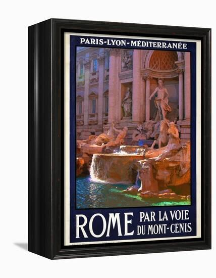 Trevi Fountain, Roma Italy 4-Anna Siena-Framed Premier Image Canvas