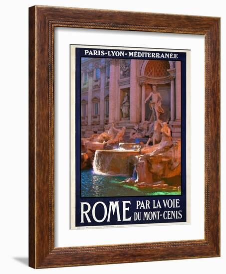 Trevi Fountain, Roma Italy 4-Anna Siena-Framed Giclee Print