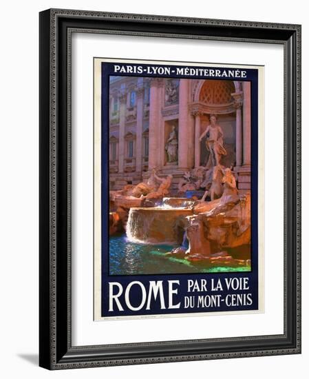 Trevi Fountain, Roma Italy 4-Anna Siena-Framed Giclee Print