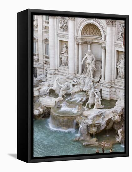 Trevi Fountain, Rome, Lazio, Italy, Europe-Marco Cristofori-Framed Premier Image Canvas