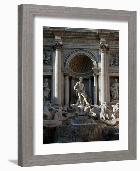 Trevi Fountain, Rome, Lazio, Italy, Europe-Charles Bowman-Framed Photographic Print