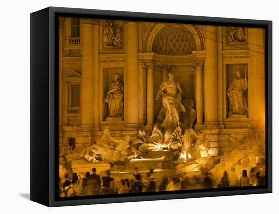 Trevi Fountain, Rome, Lazio, Italy, Europe-Angelo Cavalli-Framed Premier Image Canvas