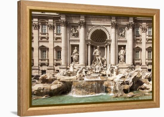 Trevi Fountain, Rome, Lazio, Italy, Europe-Simon Montgomery-Framed Premier Image Canvas