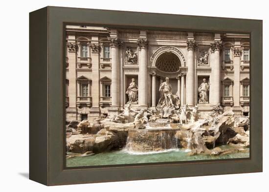 Trevi Fountain, Rome, Lazio, Italy, Europe-Simon Montgomery-Framed Premier Image Canvas