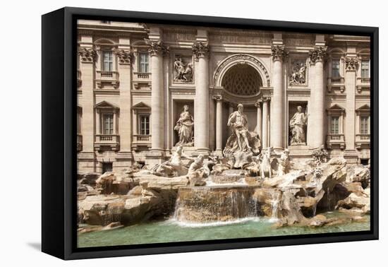 Trevi Fountain, Rome, Lazio, Italy, Europe-Simon Montgomery-Framed Premier Image Canvas