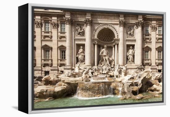 Trevi Fountain, Rome, Lazio, Italy, Europe-Simon Montgomery-Framed Premier Image Canvas