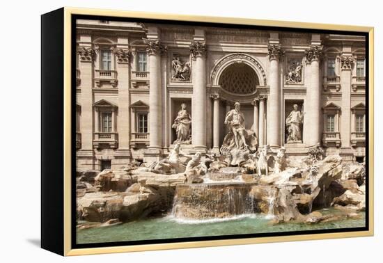 Trevi Fountain, Rome, Lazio, Italy, Europe-Simon Montgomery-Framed Premier Image Canvas