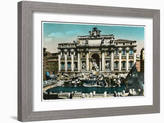 Trevi Fountain-Alan Paul-Framed Art Print