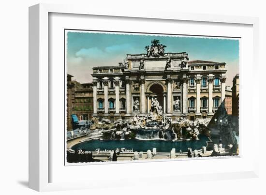 Trevi Fountain-Alan Paul-Framed Art Print