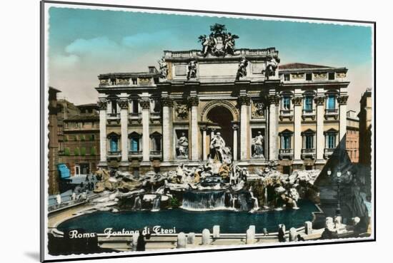 Trevi Fountain-Alan Paul-Mounted Art Print