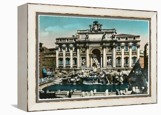 Trevi Fountain-Alan Paul-Framed Stretched Canvas