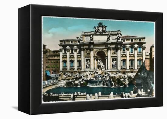 Trevi Fountain-Alan Paul-Framed Stretched Canvas