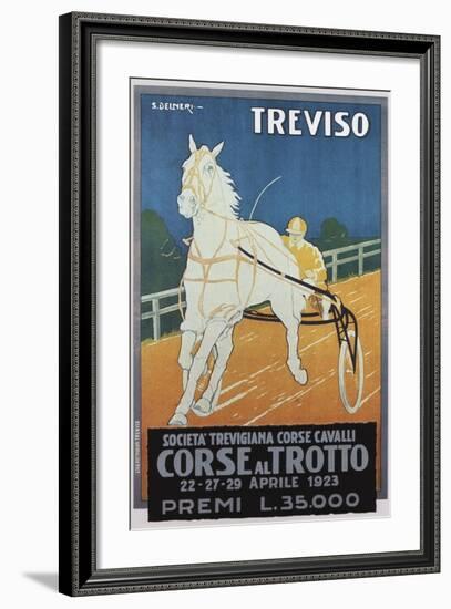 Treviso Horse Racing-null-Framed Giclee Print