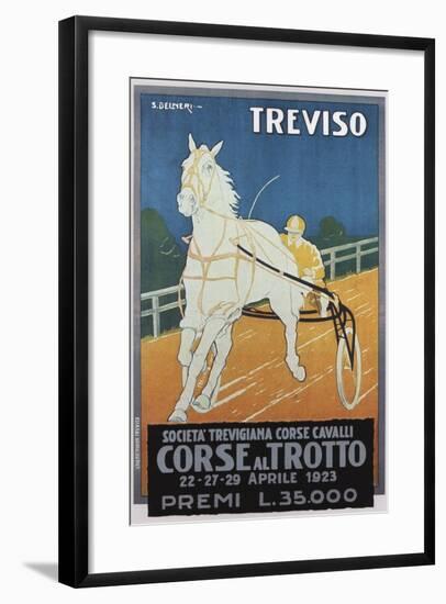 Treviso Horse Racing-null-Framed Giclee Print